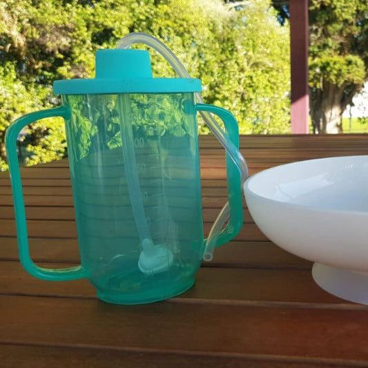 Adaptive Dining Set | Bowl, Cup & Utensils Bundle | Independent Eating for Seniors & Limited Mobility NZ