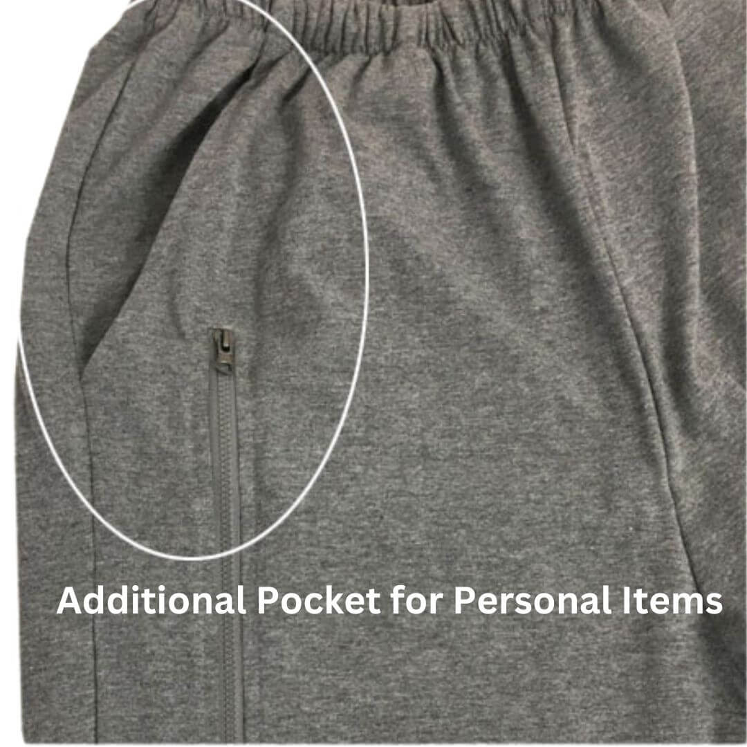 Unisex Dual-Pocket Adaptive Pants for Post-Cystostomy Care