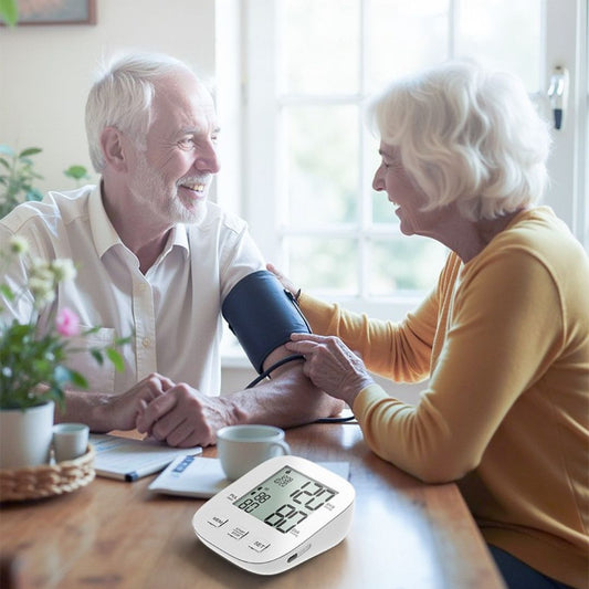 Digital Arm Blood Pressure Monitor: Automatic Pulse & BP Tracker for Home Use