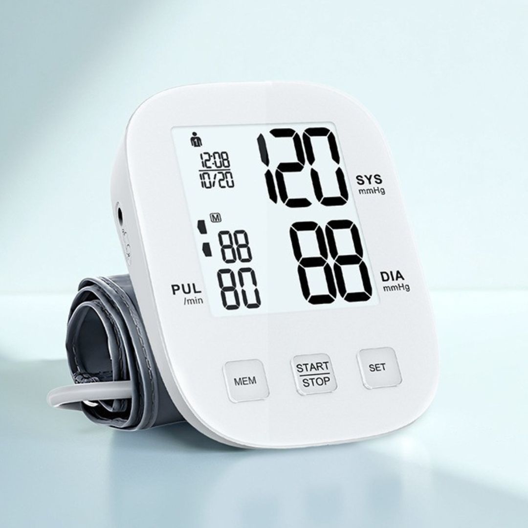 Digital Arm Blood Pressure Monitor: Automatic Pulse & BP Tracker for Home Use