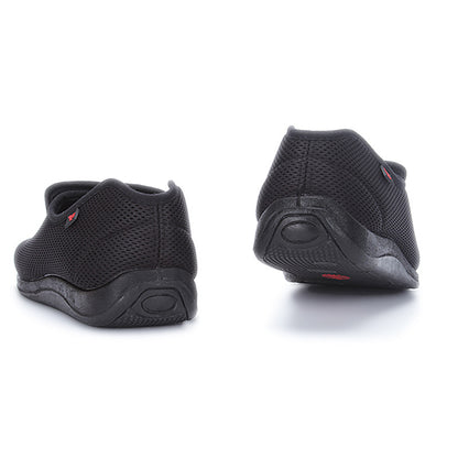 "Caleb’s Comfort": adjustable open-toe mesh slippers for swollen feet & high insteps