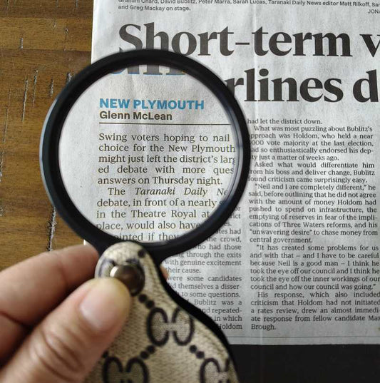 HD 20X Foldable Handheld Magnifying Glass | Portable Reading Aid for Seniors