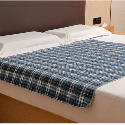 Absorbent Washable Bed Pad | Waterproof 4-Layers Incontinence Bed & Chair Protection