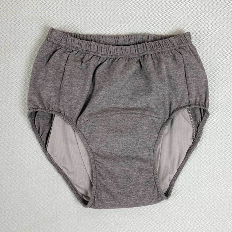 Two-side opening washable incontinence underwear shown fastened, 500ml protection NZ