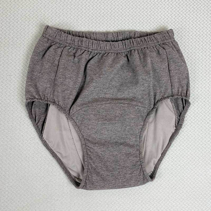 Two-side opening washable incontinence underwear shown fastened, 500ml protection NZ
