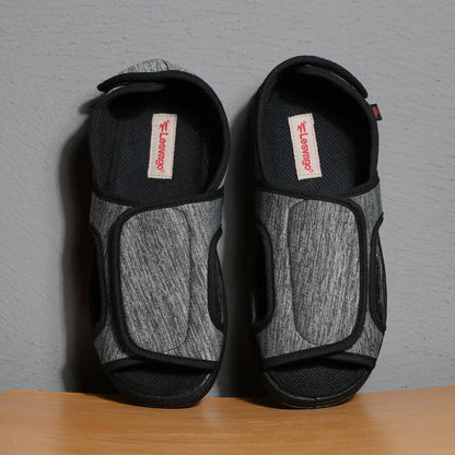 Milo's Moment unisex casual touch-fastening slippers,  wide fit with easy Velcro closure for seniors and arthritis-friendly dressing NZ