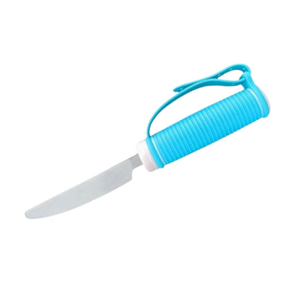 Adaptive Utensils with Rotating Handle & Hand Strap | Bendable Spoon, Fork, Spork & Knife | Seniors & Limited Mobility NZ
