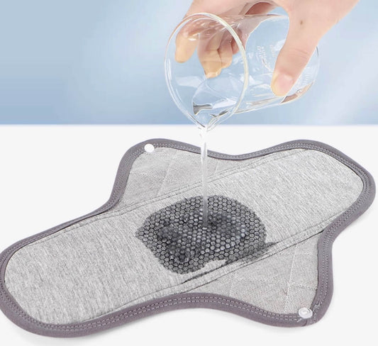 Washable cotton incontinence pad for adults & seniors | reusable leak-proof insert pad for underwear