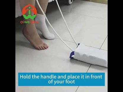 Demonstration video showing how to use the sock aid with built-in shoe horn, NZ